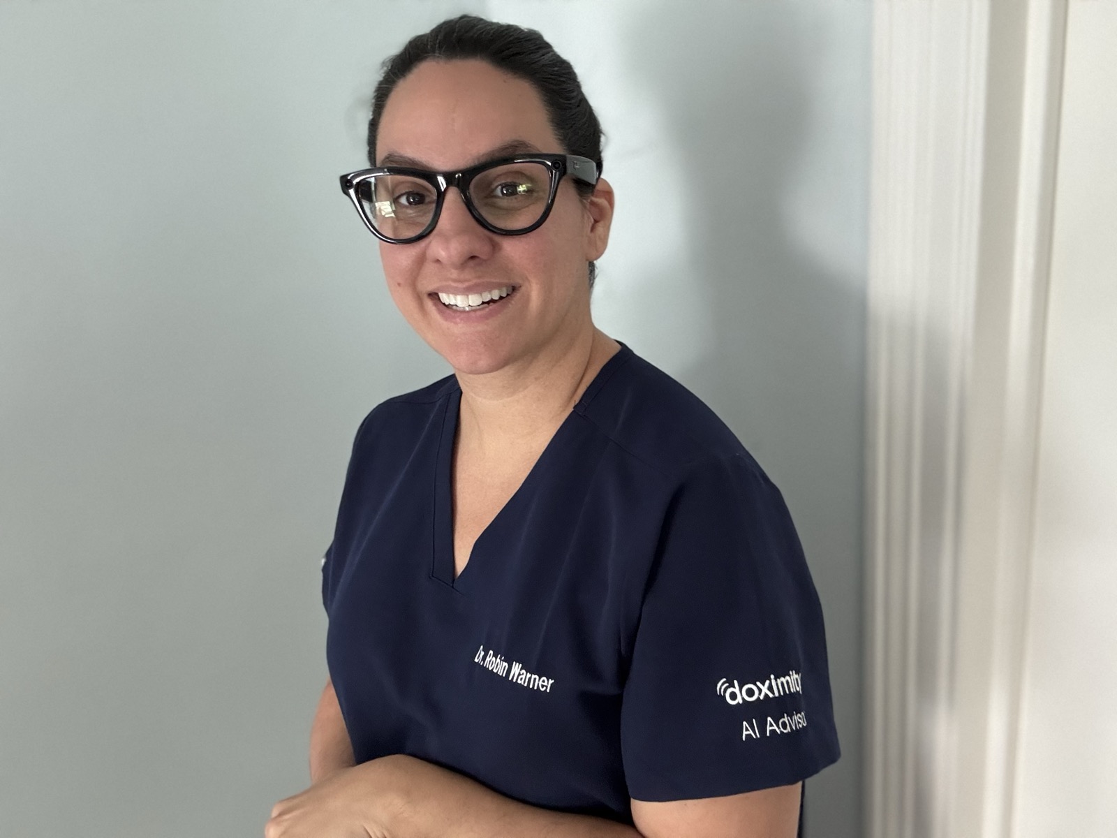 Dr. Robin Warner wearing a Doximity AI Advisor jacket